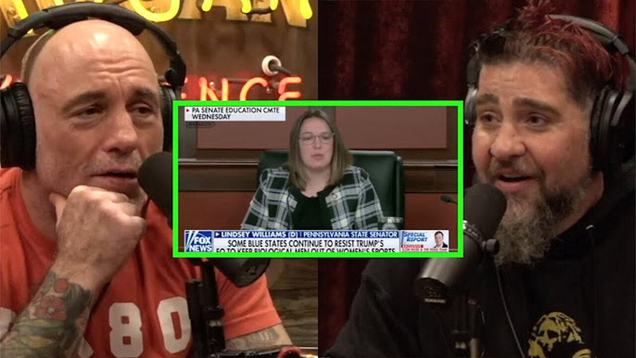 Reacting to Senator Saying Men and Women Are Equals in Sports.