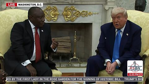 WATCH: President Trump Meets With South African President - 5/21/25