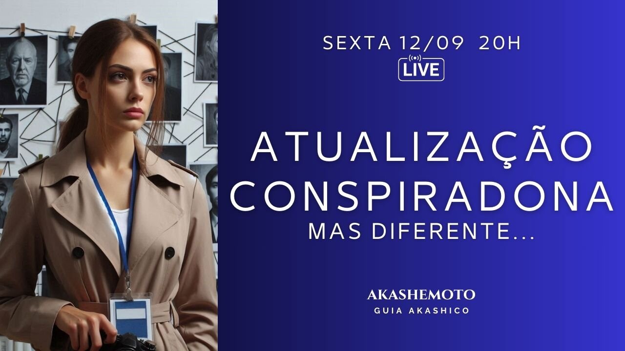 Uma atualização conspiradona diferente | Live 12 set 2025