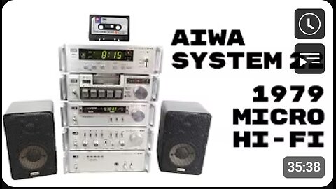 “AIWA System 22: 1979 Micro Hi‑Fi That Punched Above Its Weight 🕰️🎶”
