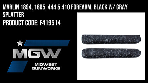 Marlin 1894, 1895, 444 & 410 Forearm, Black w/ Gray Splatter - F419514