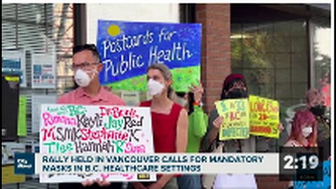 "Mandatory Masks in B.C. Healthcare Settings Demanded at Vancouver Rally"