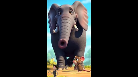 The Elephant and the Clever Rat | Moral Story for Kids story of elephant and rat #trending #viral