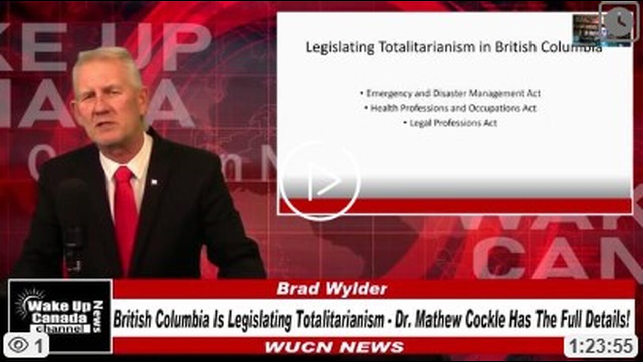 WUCN-Epi#258- British Columbia Is Legislating COMMUNIST TOTALITARIANISM!