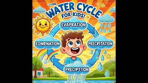 🌧️ The Magical Water Cycle for Kids! | Fun & Easy Science Learning 💦