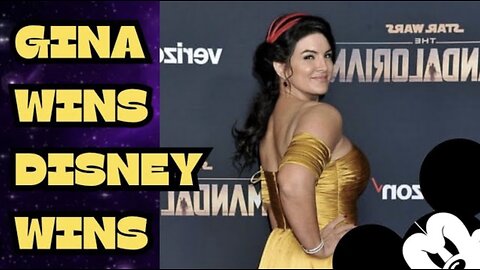 Gina WINS, Disney Wins MORE #ginacarano #disney