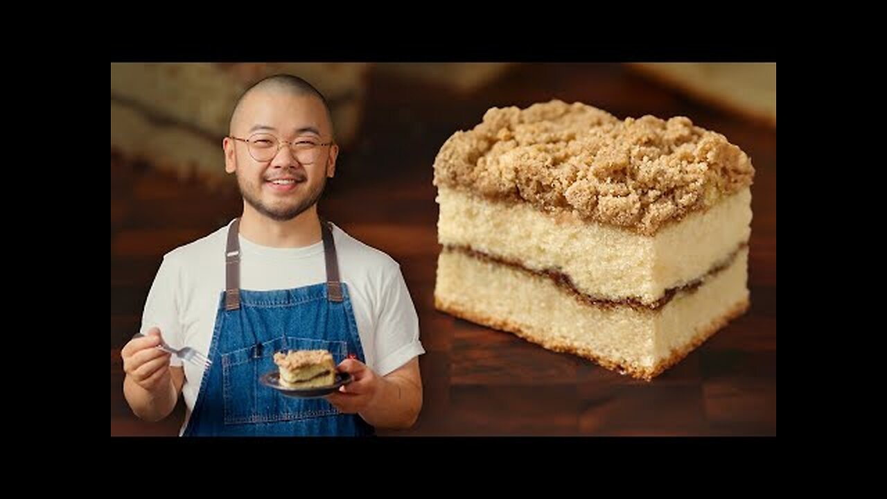 Bakery-style Coffee Cake using the Roux Method