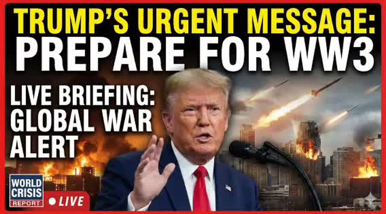 🟢 Breaking News: US President Donald Trump Sends Dire Message To World, Warns Of World War 3