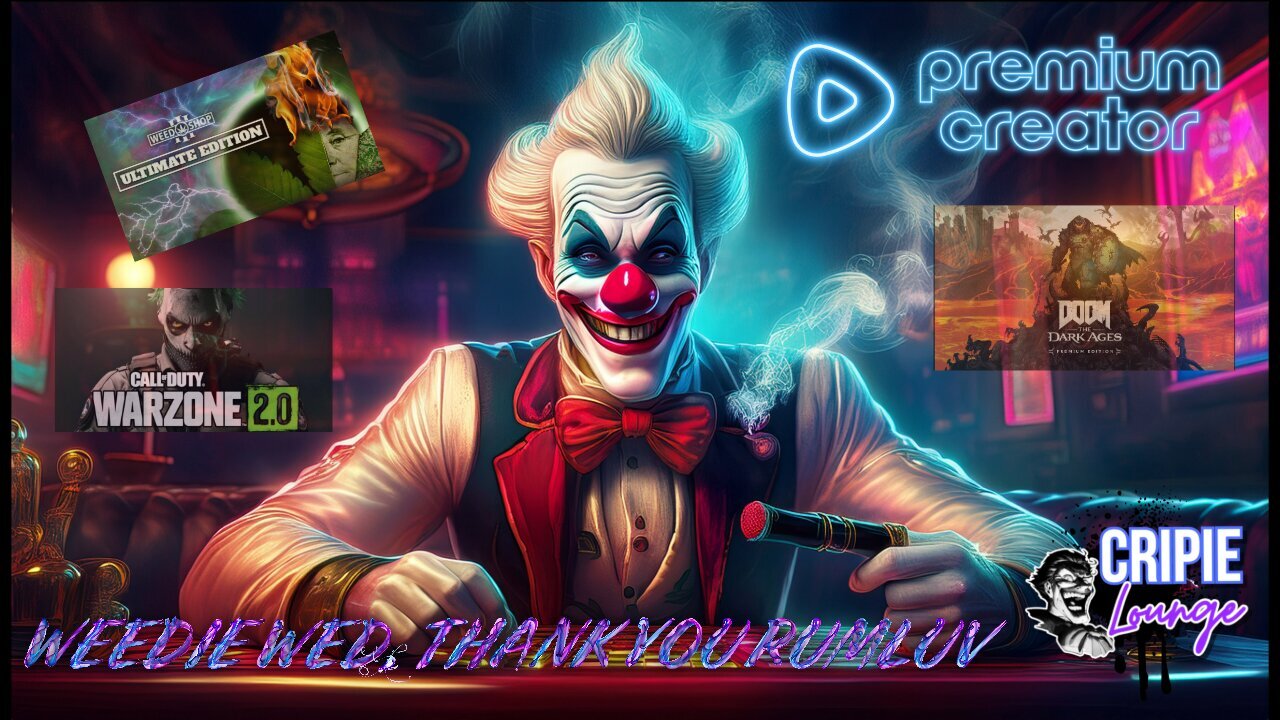😁💚💙WEEDIE WED WITH CRIPIE💚💙RUMLUV ACTIVATE👌