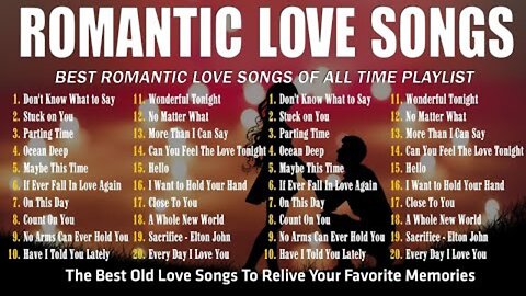 [Lyrics] Timeless songs of 80s 90s 💖 All Time Favorite Hits Songs 💕 Romantic Old Love Songs Playlist