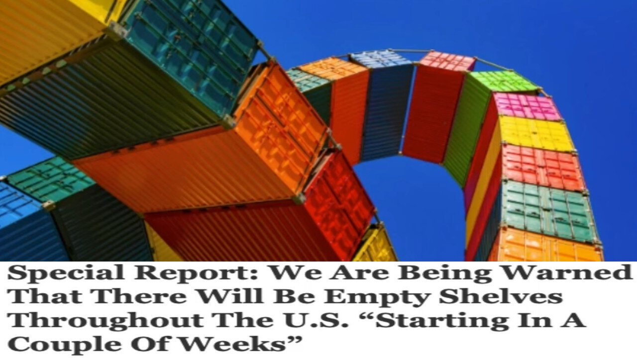 "Full storehouses shall suddenly be found empty"