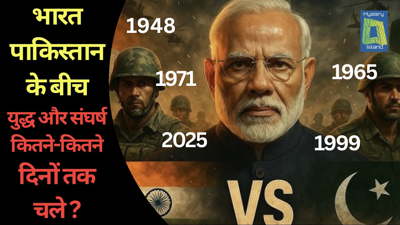 भारत-पाकिस्तान के बीच युद्ध और संघर्ष कितने-कितने दिनों तक चले ? क्या ये सबसे छोटा, केवल 4 दिन ?