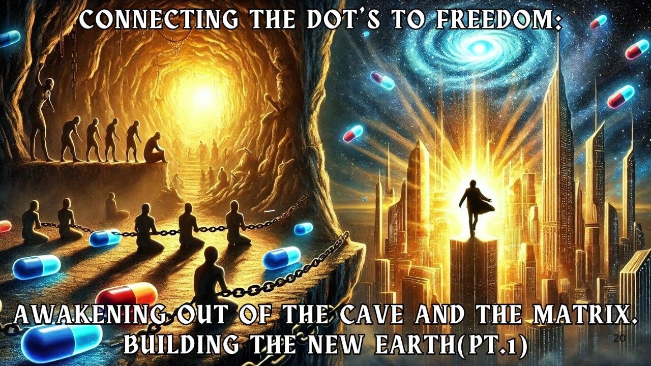 Connecting the Dots To Freedom: Out of the Cave and the Matrix. Building the New Earth (pt.1)