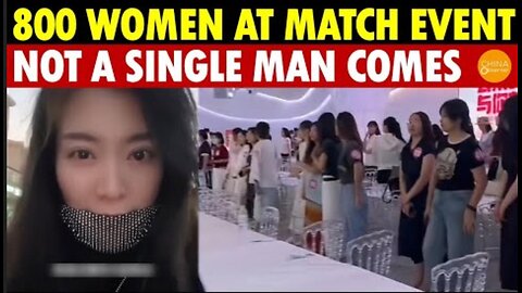 800 Women Attend Matchmaking Event, No Men Showed Up! "Leftover Women" Panic (Jun 2, 2025)