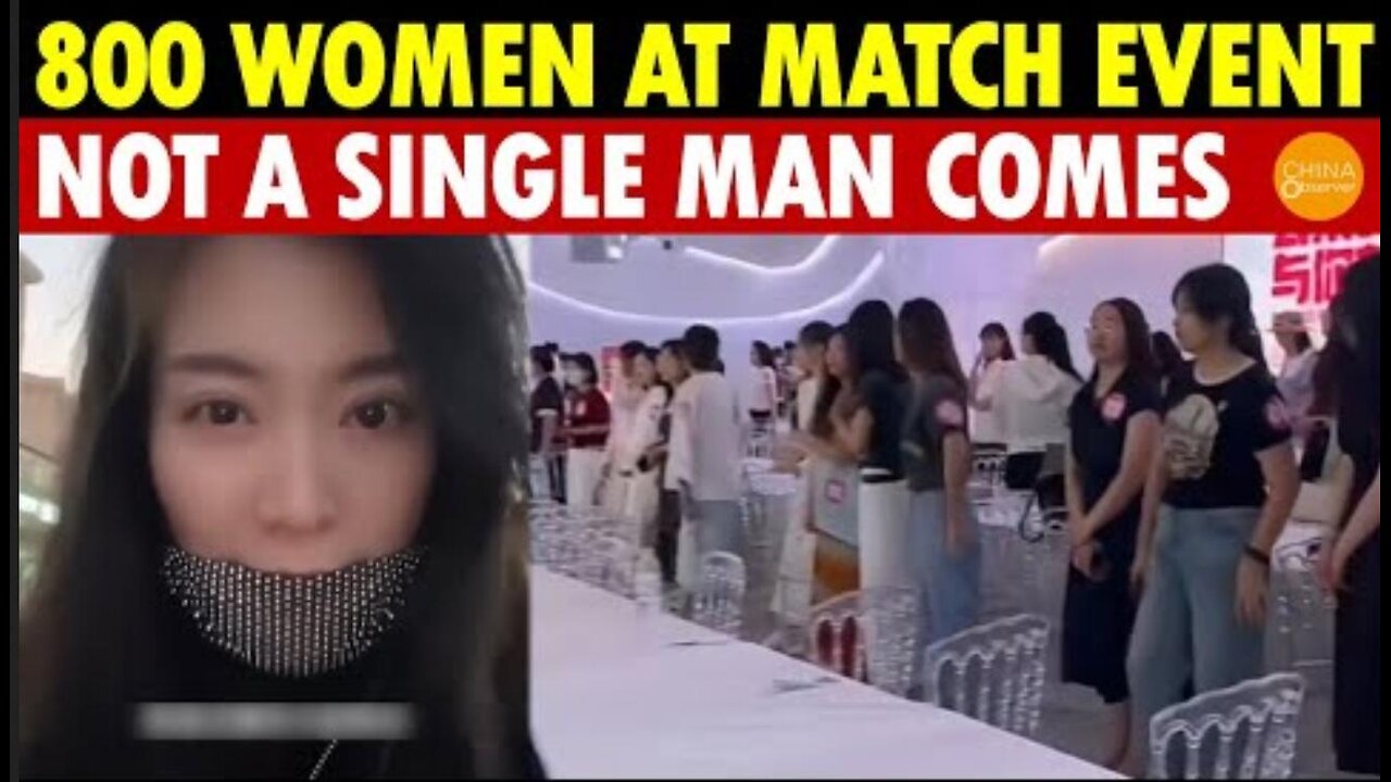 800 Women Attend Matchmaking Event, No Men Showed Up! "Leftover Women" Panic (Jun 2, 2025)
