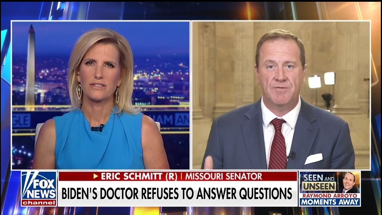 Sen Eric Schmitt: We're Over The Target Of The Biden Health Cover-Up