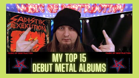 ⚒My Top 15 Debut Metal Albums⚒
