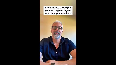 3 Reasons to pay existing employees more than new hires!