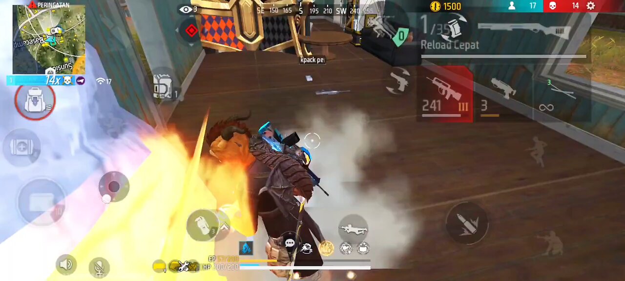 Evos Nune Rush Gameplay in Solo vs Squad