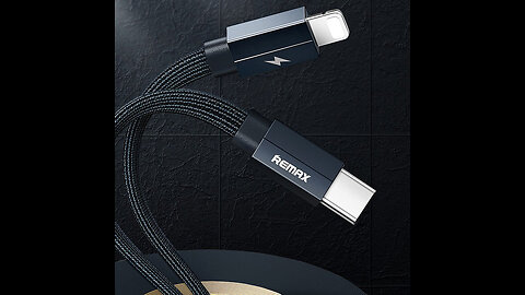 PD 18W Fast Charging Cable (1m), Type-C to Lightning, with Fabric-braided & Anti-tangle Design
