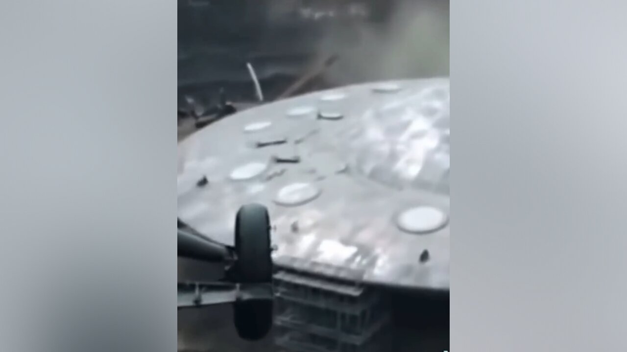 Large Russian Saucer Filmed on Ground