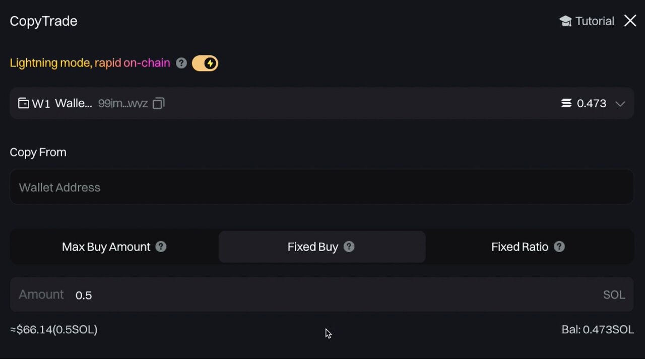 GMGN Copy Trade Setup: Fixed, Max or Ratio?