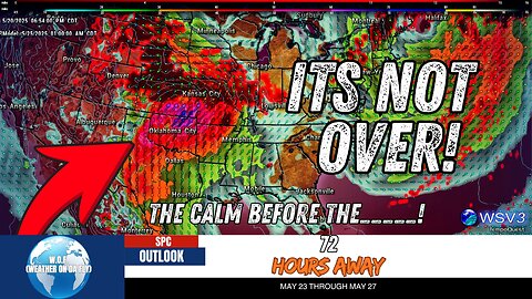 ⚠️ Severe Storms Expected to Return: Southern Plains Alert! May 23-27 Outlook.