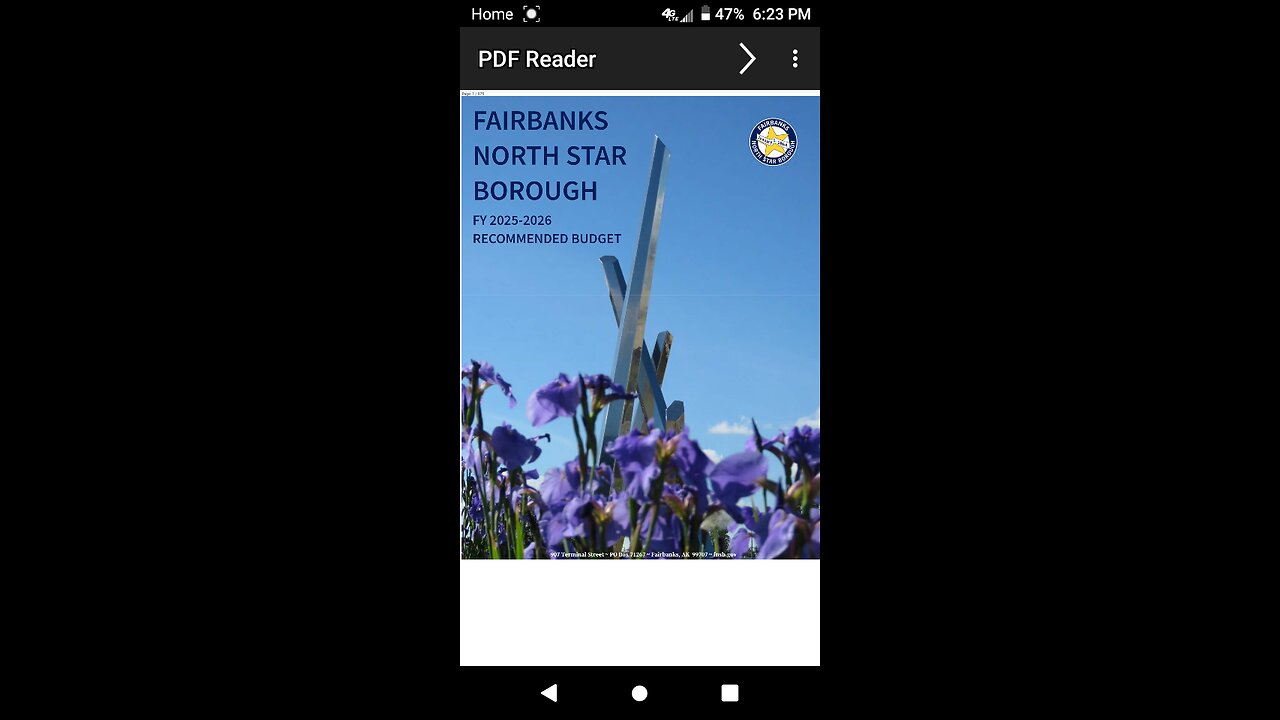 Fairbanks! What's going on? (04/06/2025) Budget overview - high level - link in description