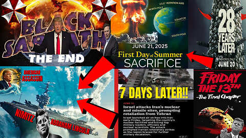 HIGHEST WATCH OF THE YEAR!! SUMMER SOLSTICE June 21 2025 USS Nimitz SACRIFICE Ritual COMING #church #JESUS #GOD #trump #maga #bible #church #Israel #Iran #war #rumbletakeover #rumblerant