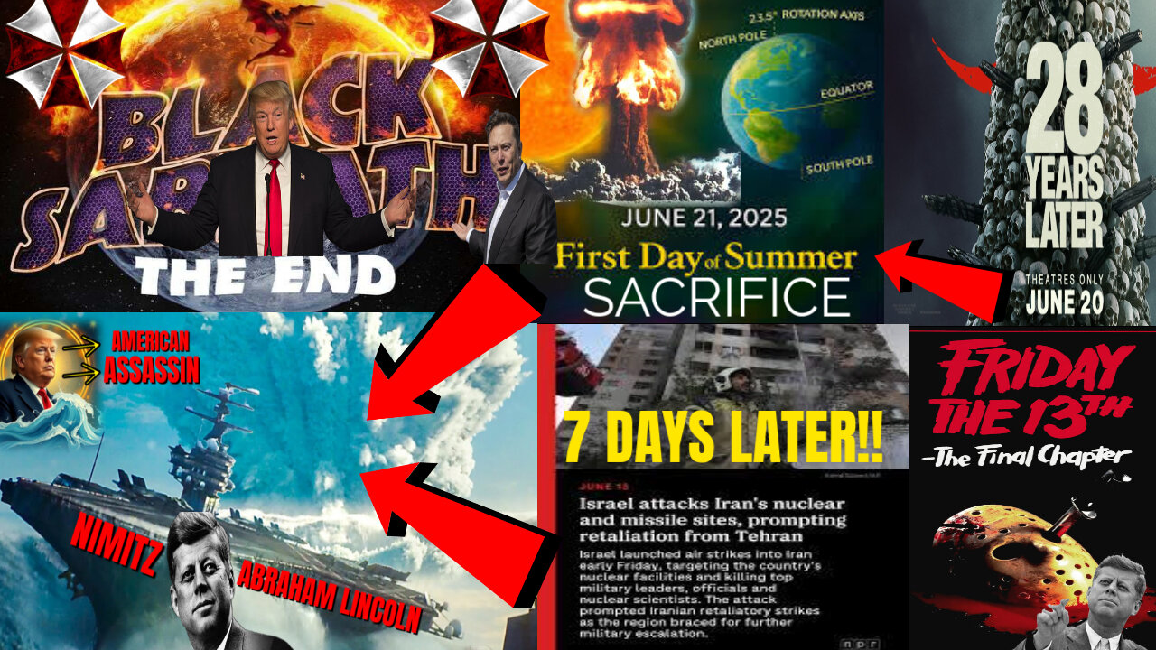 HIGHEST WATCH OF THE YEAR!! SUMMER SOLSTICE June 21 2025 USS Nimitz SACRIFICE Ritual COMING #church #JESUS #GOD #trump #maga #bible #church #Israel #Iran #war #rumbletakeover #rumblerant