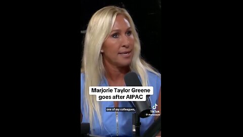 💥Marjorie Taylor Greene, about The American Israel Public Affairs Committee (AIPAC)
