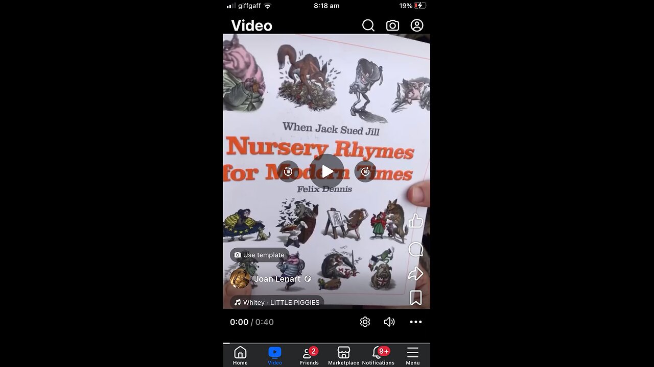 Nursery rhymes for adults book