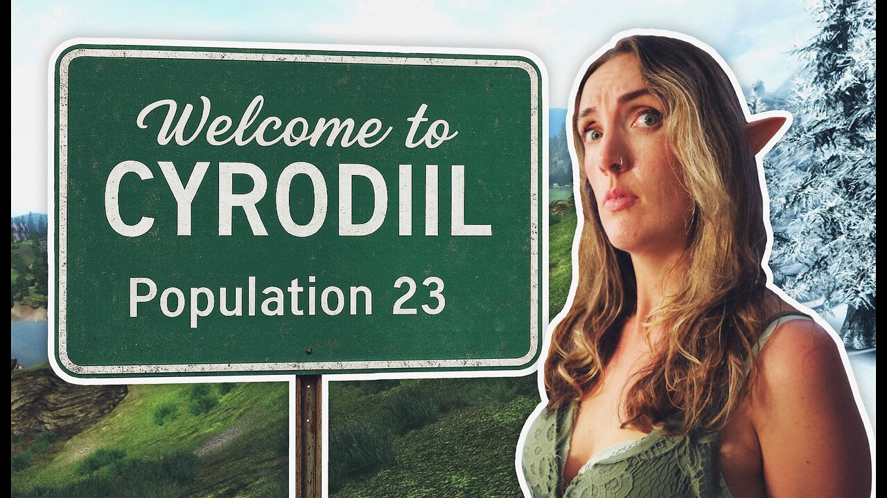 Skyrim... but it identifies as Oblivion