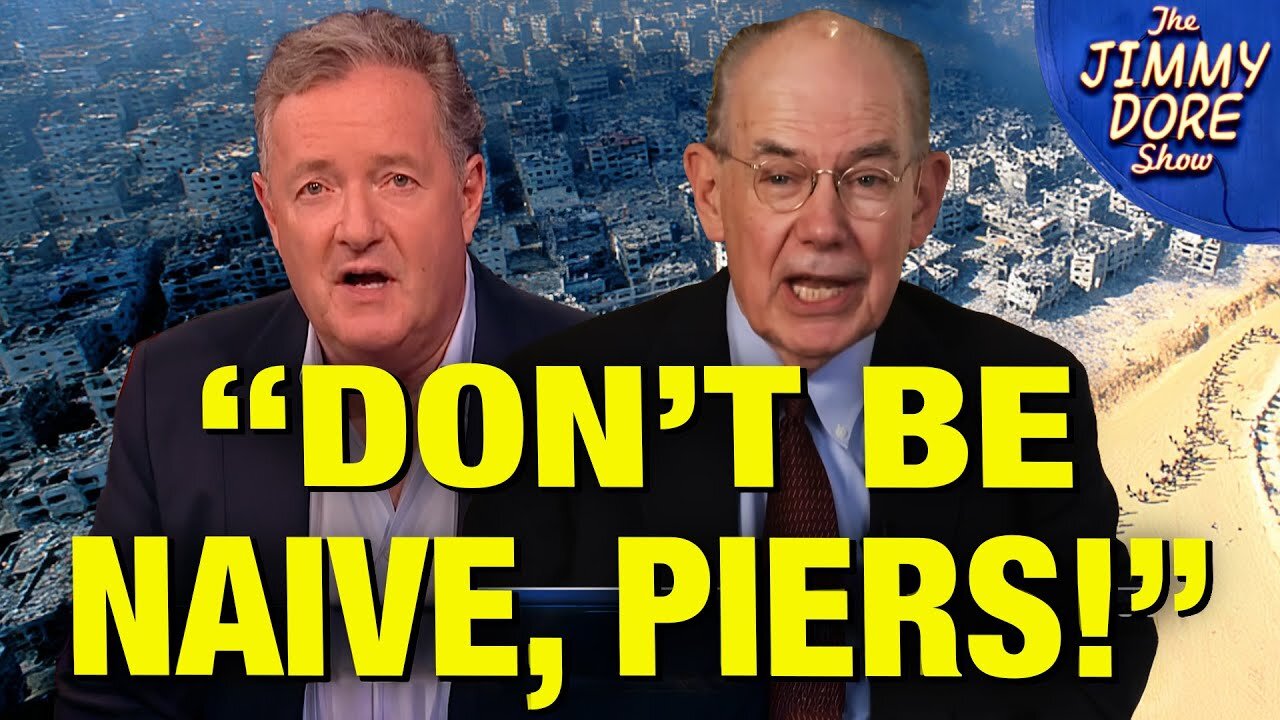 Piers Morgan SCHOOLED - About Israel’s Ethnic Cleansing Plan