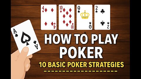 how to play poker | 10 basic poker tips