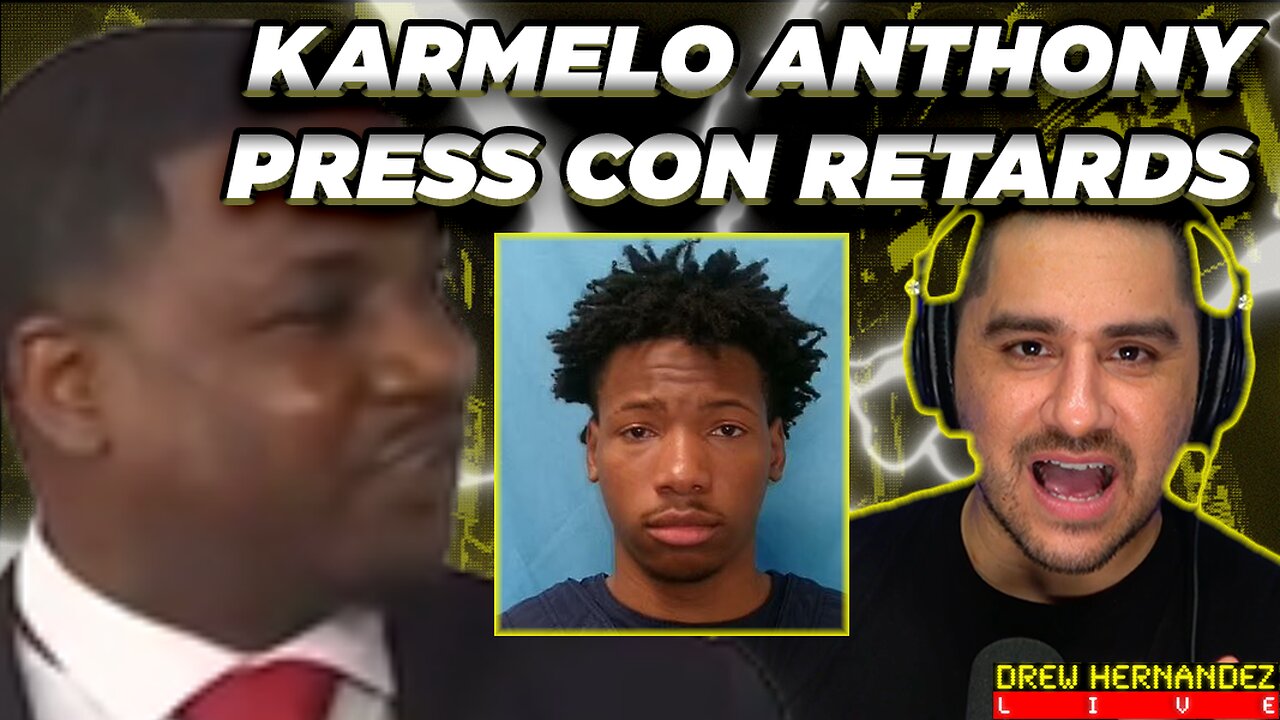 ROASTING KARMELO ANTHONY'S WOKE LOW IQ PRESS CONFERENCE
