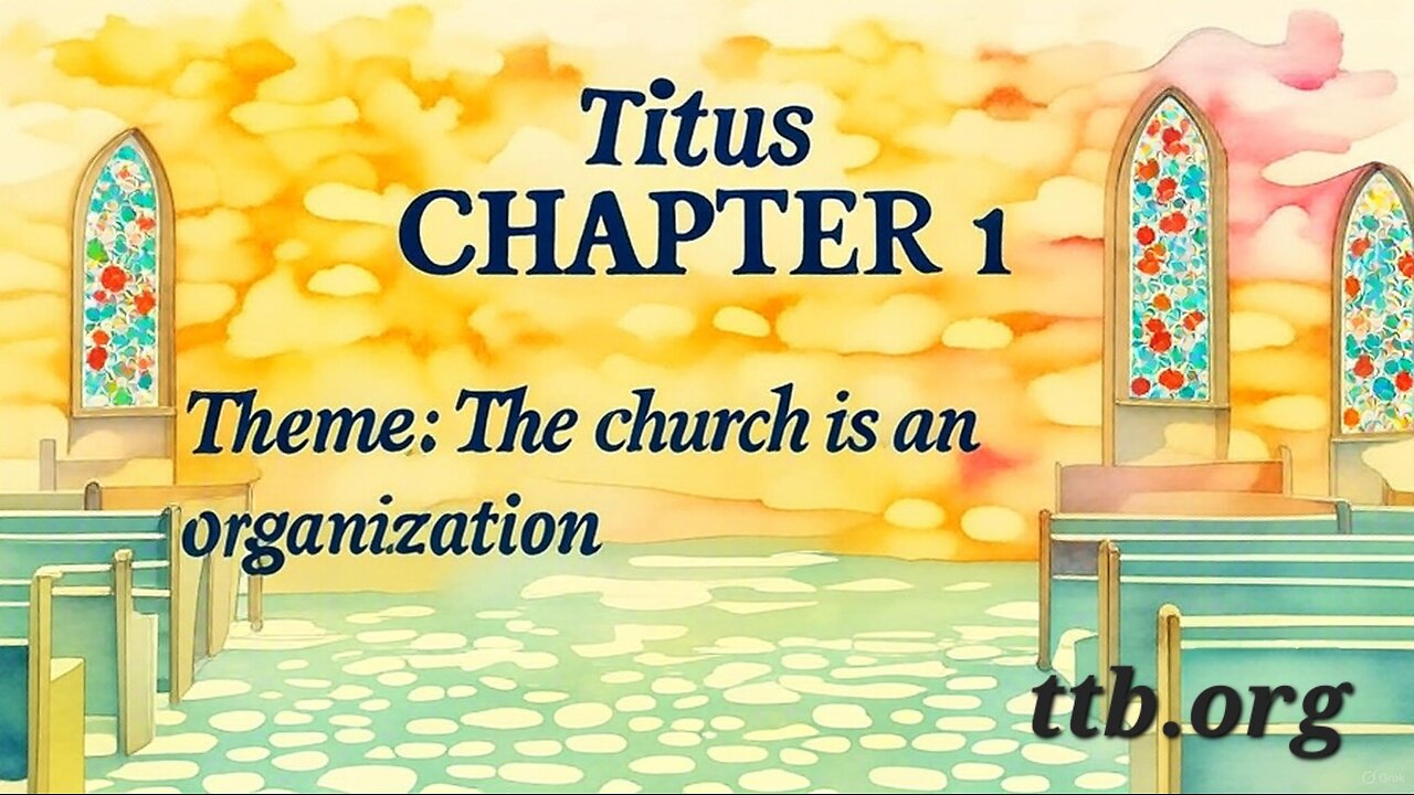 Titus Chapter 1 (Bible Study)