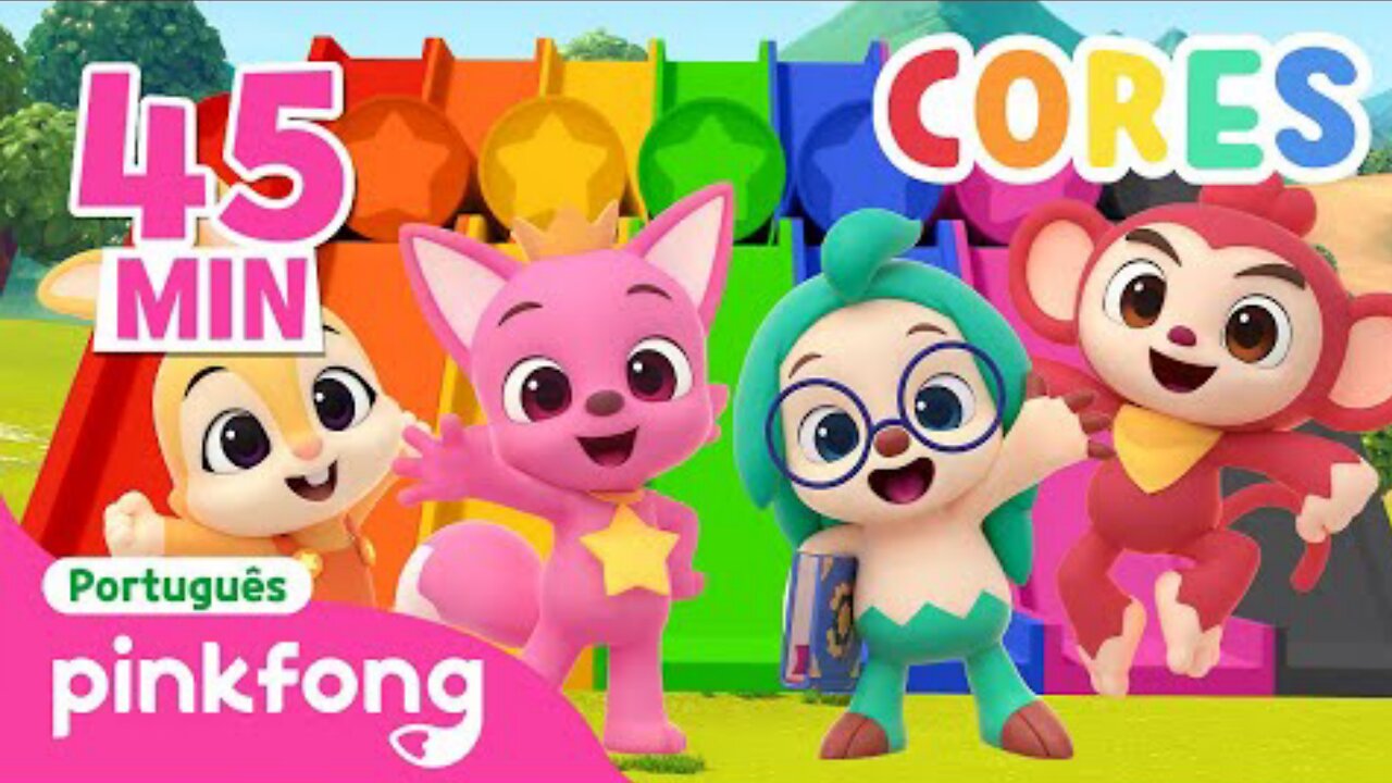 Aprenda as Cores com Pinkfong e Hogi |As Cores | Pinkfong, Bebê Tubarão! Canções para Crianças