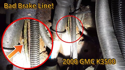 Brake Line Replacement 2000 GMC Sierra K3500