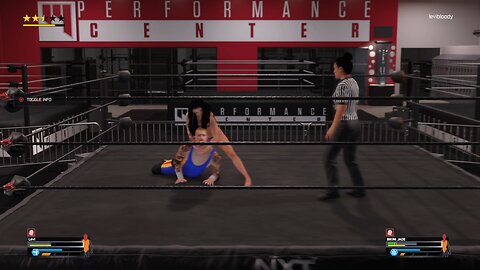 WWE 2k25 submission match- Levi McDaniel vs Bikini Jade