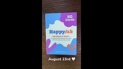 8/23/25 card: where you are
