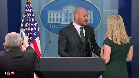 Conor McGregor meets Donald Trump at the White House on St. Patrick's Day