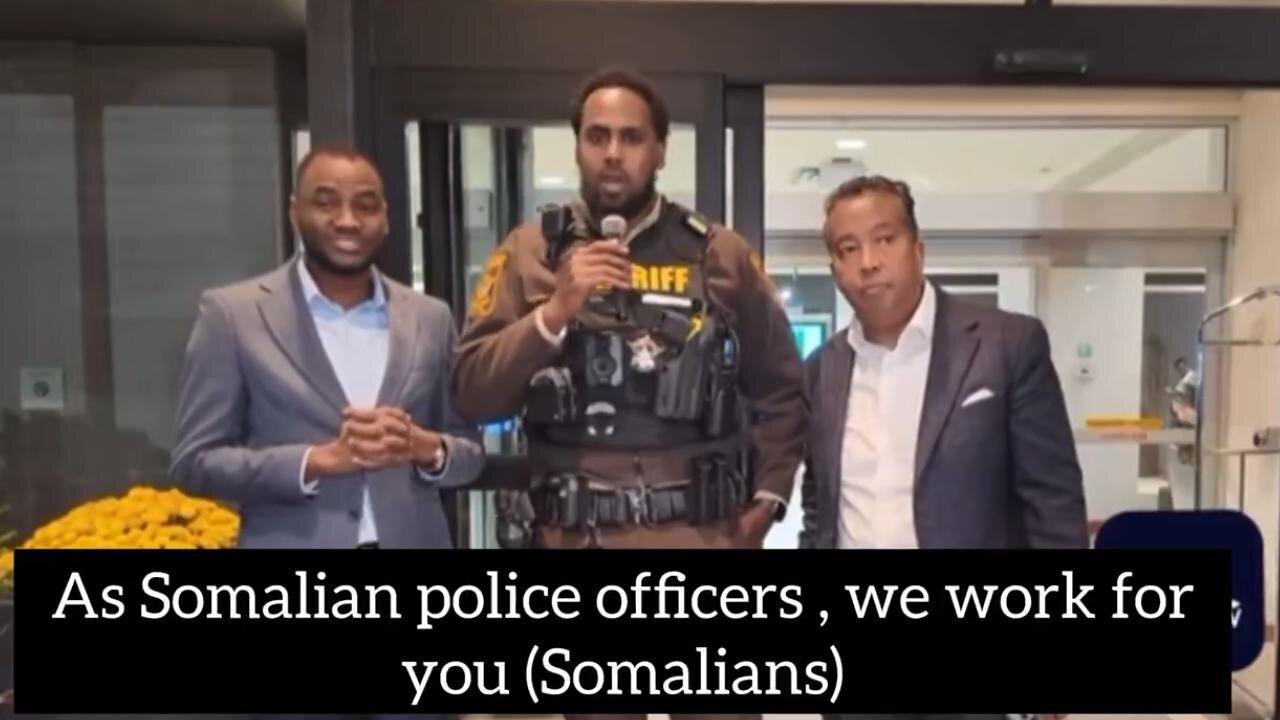 Minnesota Somali Deputy Sheriff ADDRESSES HIS PEOPLE IN THEIR SOMALIAN LANGUAGE