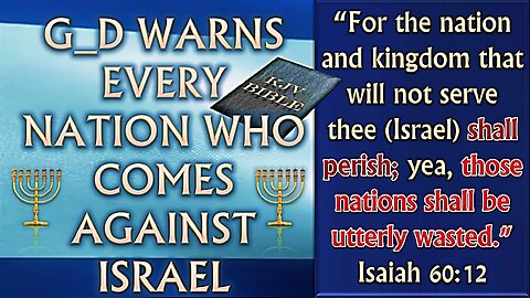 🚨 WARNING TO THE NATIONS: Isaiah60‼️ [2mins]