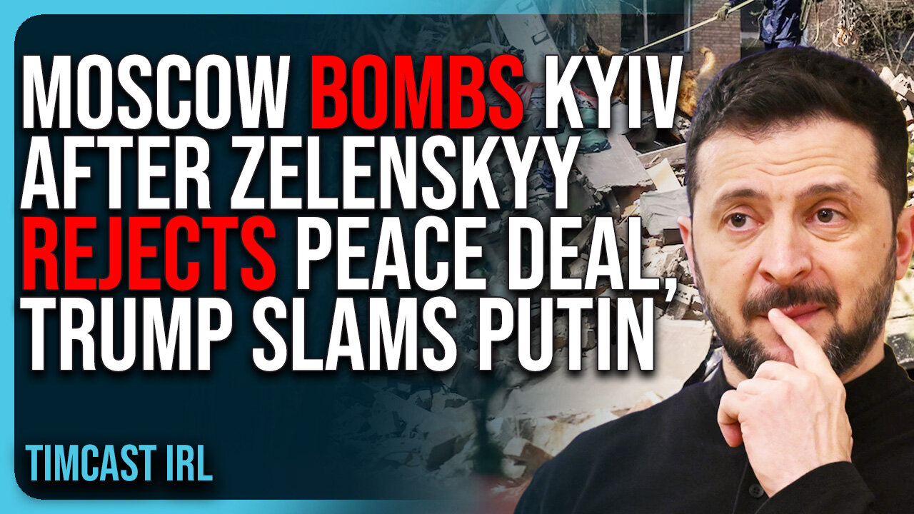 Moscow BOMBS Kyiv After Zelenskyy REJECTS Peace Deal, Trump SLAMS Putin