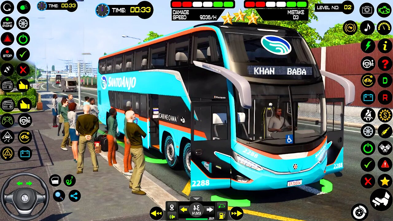 Real Coach Bus Driving 2025 - Bus City Driver Simulator 3D - Android GamePlay