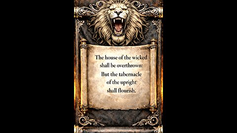 The house of the wicked shall be overthrown