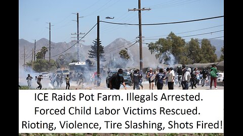 LA Pot Farm ICE Raid! 8 Kids Saved From Forced Labor. Rioting. Shots Fired At Cops. DEPODcast Ep43