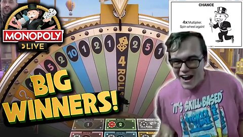 HUGE MONOPOLY BONUS WINS!