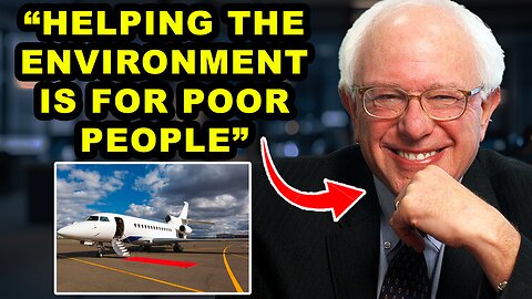 Caught on Camera: Bernie Says Private Jets Are Fine… for Him